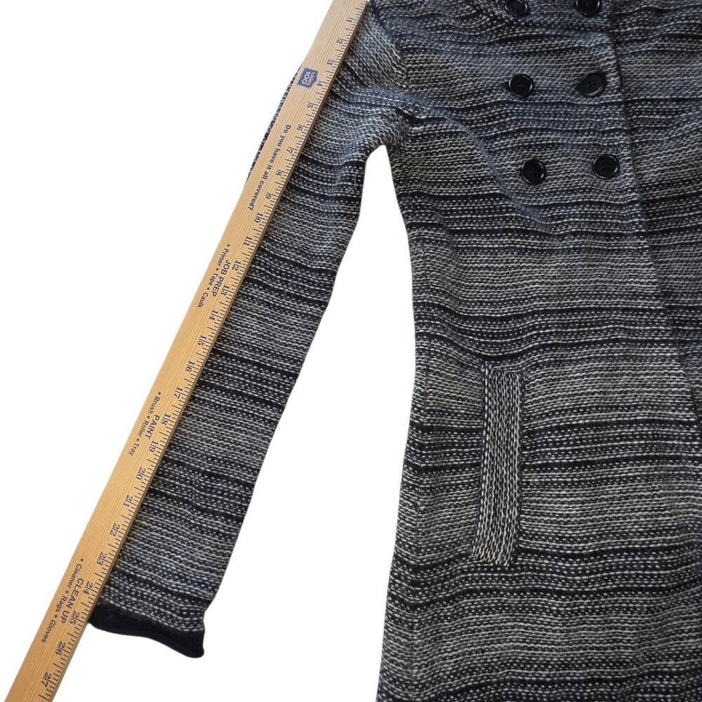 VTG French Connection Sweater Coat Medium Lambswool Angora Knit Cardigan Y2K - Picture 6 of 11
